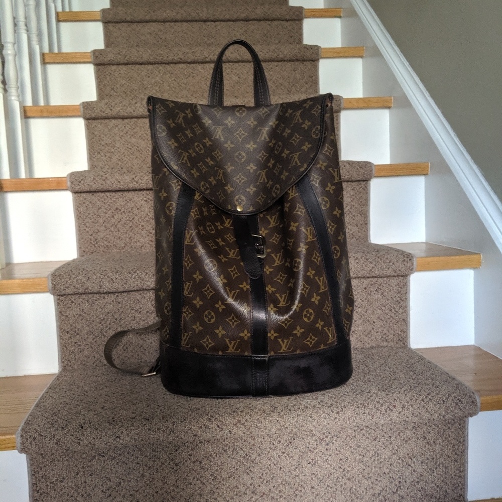 RARE modified authentic lv backpack
